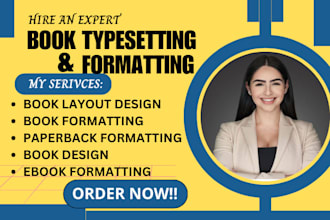 do book typesetting, layout design paperback format, poetry book