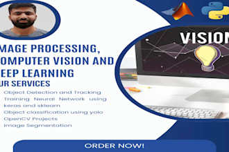 do computer vision, image processing and machine learning projects
