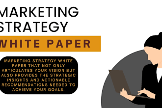 write marketing strategy white paper for you