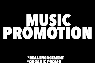 create organic music promo
