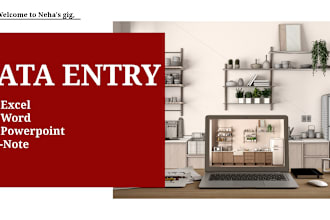 do fast data entry, web research, copy paste, excel data entry, pdf to word