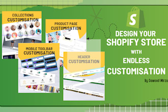 design, redesign shopify store, shopify dropshipping store, shopify website