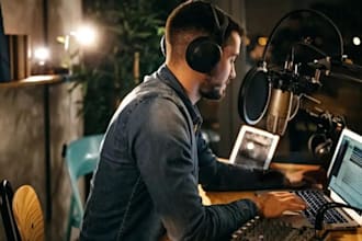 write and record pro rock pop metal singer songwriter male vocalist
