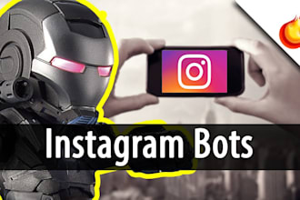 create automated tiktok bot, live streaming bot, instagram api bot, youtube bot