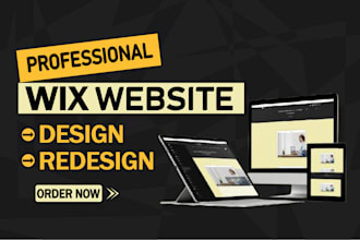 design, redesign wix website, wix website design and wix website redesign