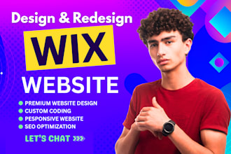 design, redesign wix website, wix website design and wix website redesign