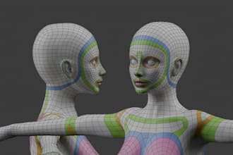 professionally retopologize your 3d model