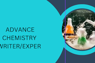 do organic inorganic physical general and advance chemistry tasks