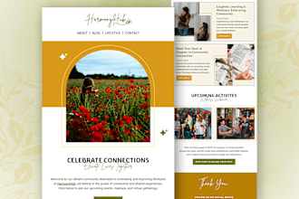 design custom mailchimp email template newsletter
