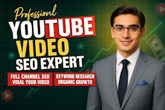do youtube channel SEO and video optimization for top ranking on search ranking