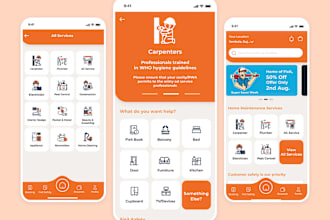 develop on demand handyman app, construction app, home service app, laundry app