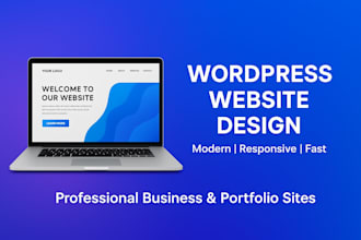 create a modern presentation website for your business