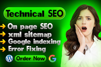 do on page and technical seo, google search console indexing