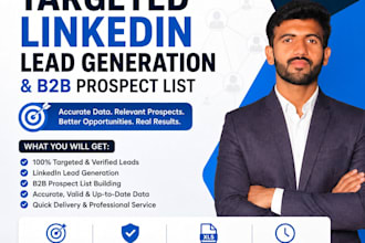 do targeted linkedin lead generation and b2b prospect list