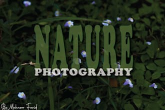 do professional nature photography for your projects