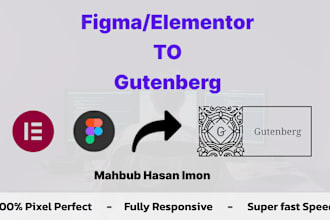 convert elementor, divi, or figma to gutenberg