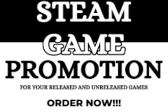 increase steam game wishlist steam game promotion steam game review