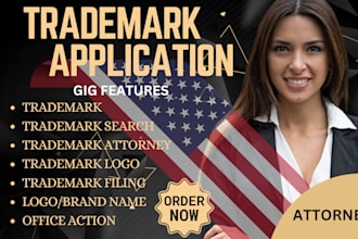 help you with trademark registration through uspto as your attorney