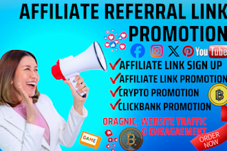 do affiliate referral link promotion, crypto, affiliate link sign up, clickbank