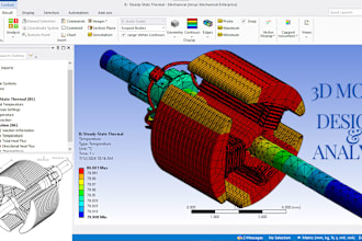 do cfd, fea analysis in ansys, abaqus, catia, creo, solidworks on 3d models