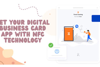create nfc digital business card or digital card reader app