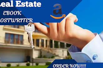 ghostwrite 30k real estate book, amazon kdp book writer and personal finance