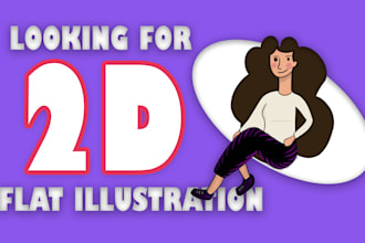 vector flat 2d illustrations