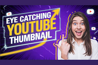 design amazing, viral and clickbait thumbnail in 6 hours