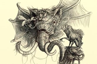 create  concept art illustrations