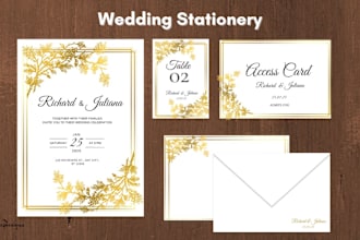 design wedding stationery, party invites, and announcements