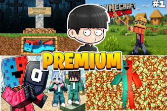 create amazing minecraft thumbnails for youtube and twitch