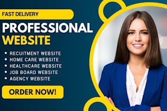 create home care website, recruitment, medical, job board, healthcare website
