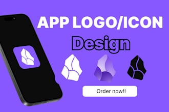 design your mobile app logo and icons both ios and android