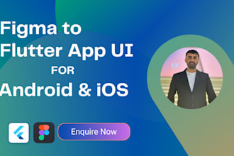 build figma UI design to flutter app, mobile app development