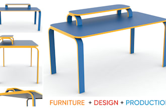 create 3d model, render, technical drawings of your product