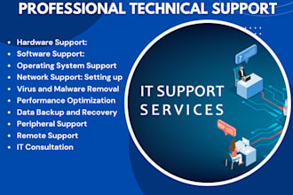 be your technical support and IT engineer