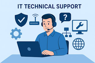 be your technical support and IT engineer