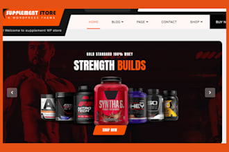 private label supplement shopify store supplement store nutraceutical website