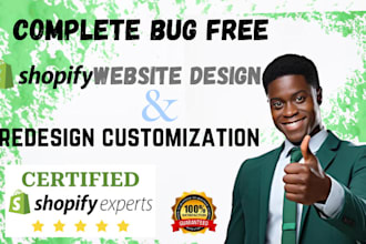 design, redesign clone, copy or duplicate shopify store or shopify website