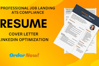 write ats compliance resume, cover letter, linkedin optimization