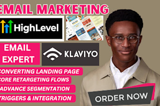 do gohighlevel automations workflow, ghl landing pages, klaviyo email marketing