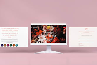 create a bespoke wedding website
