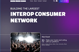 design a unique website using figma