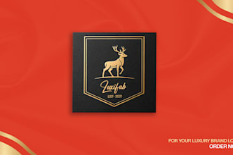 create high end minimalist luxury logo for your brand