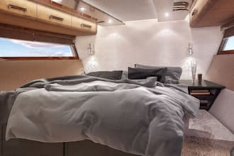 create luxury yacht interior render