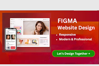 create a beautiful website design on figma