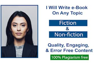 be your ebook writer, ebook ghostwriter, book editor, ghost book writer