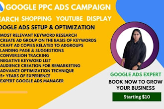 help you boost your online visibility with google ads display, video and search