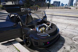 make any your real life car for fivem server or addon
