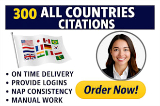 do USA, UK, canada, india australia, uae local citations for local SEO